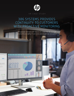 Case Study: 386 Systems Provides Continuity to Customers with Proactive Monitoring