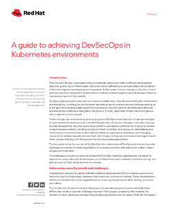 A Guide to Achieving DevSecOps in Kubernetes Environments