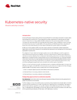 Kubernetes-native Security: What it is, and Why it Matters
