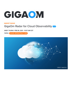 GigaOm Radar for Cloud Observability