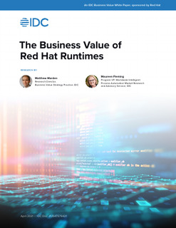 The Business Value of Red Hat Runtimes