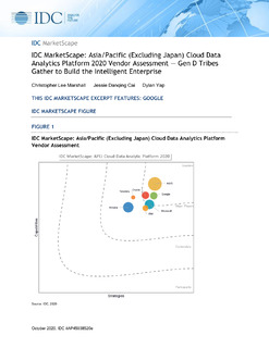 IDC MarketScape APeJ Cloud Data & Analytics Platform Vendor Assessment