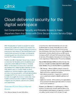 Secure Internet Access: Comprehensive, Cloud-delivered Security for the Digital Workspace