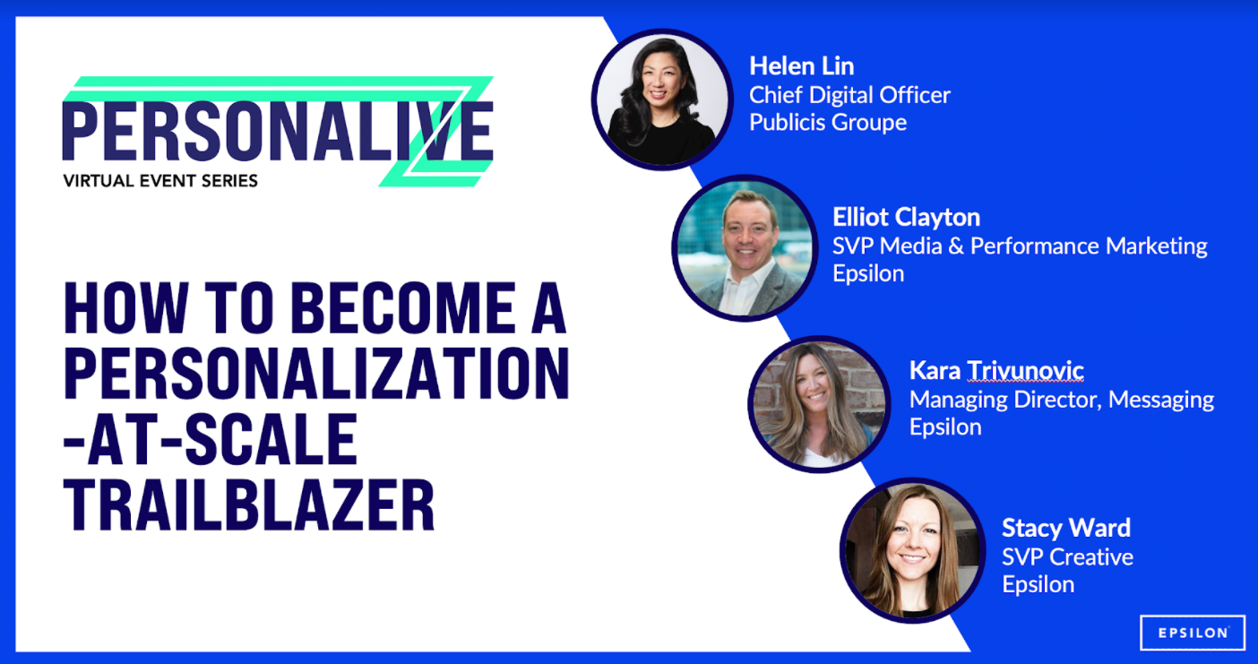 Personalisation at scale trailblazer