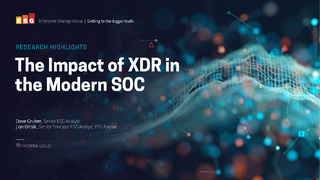 The Impact of XDR in the Modern SOC