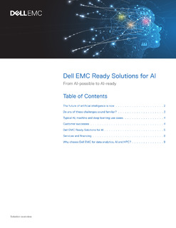 Dell EMC Ready Solutions for AI, Machine and Deep Learning