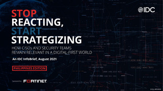 IDC INFOBRIEF: Stop Reacting, Start Strategizing