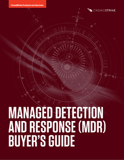 Managed Detection & Response Buyers Guide