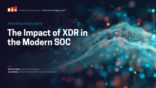 eBook: The Impact of XDR in the Modern SOC | ESG Research from Anomali
