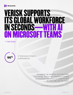 Verisk Supports Its Global Workforce In Seconds-With AI on Microsoft Teams