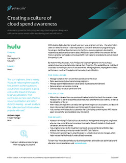 Creating a Culture of Cloud Spend Awareness