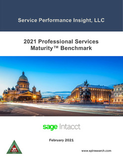 2021 Professional Services Maturity™ Benchmark Report