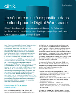 Secure Internet Access : une sécurité cloud complète pour le Digital Workspace