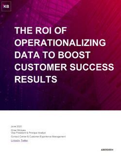 The ROI of Operationalizing Data to Boost Customer Success Results