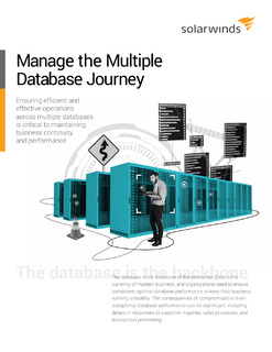 Manage the Multiple Database Journey