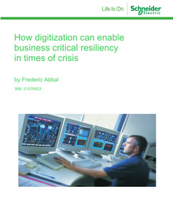 How Digitization can enable business critical resiliency in times of crisis