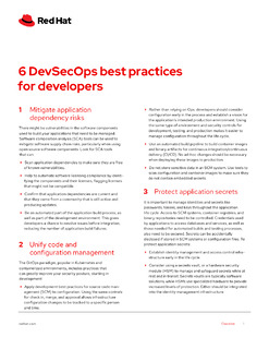 6 DevSecOps Best Practices for Developers