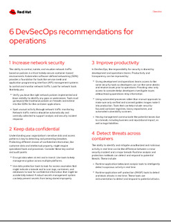 6 DevSecOps Recommendations for Operations