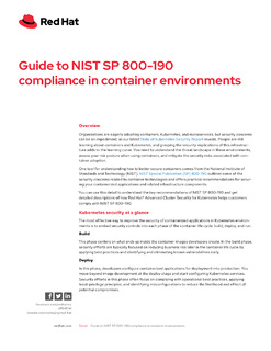Guide to NIST SP 800-190 Compliance in Container Environments