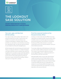 Lookout SASE Brochure