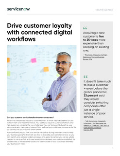 Drive Customer Loyalty with Connected Digital Workflows