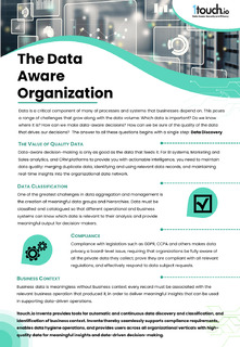 Solution Brief: The Data Aware Organization