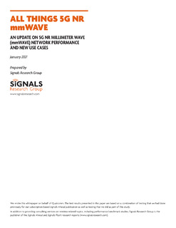 All Things 5G NR mmWave: An update on network performance and new use cases