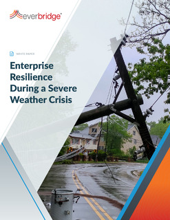 Enterprise Resilience During a Severe Weather Crisis