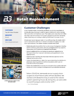 Retail Replenishment Customer Success Story