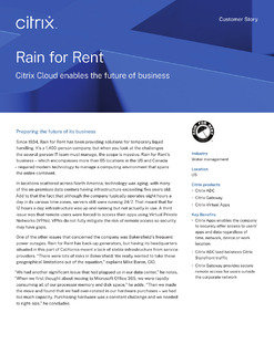 Rain for Rent