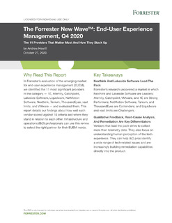 Forrester UEX Wave