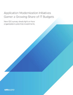 Application Modernization Initatives Garner a Growing Share of IT Budgets