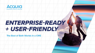 Enterprise-Ready & User-Friendly: The Best of Both Worlds