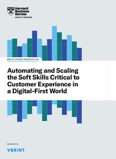 Automating and Scaling the Soft Skills Critical to Customer Experience in a Digital-First World