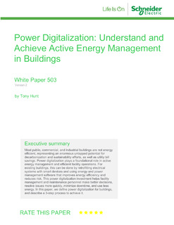 Power Digitalization: Understand and Achieve Active Energy Management in Buildings