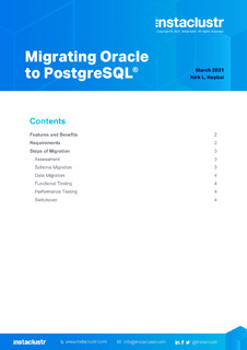 Migrating Oracle to PostgreSQL