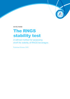 The RNGS stability test – a refined method for assessing shelf life stability of RNGS beverages