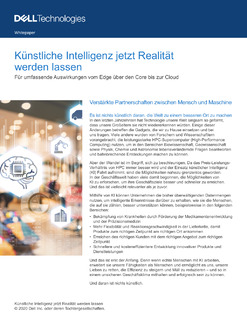 Künstliche Intelligenz jetzt Realität werden lassen