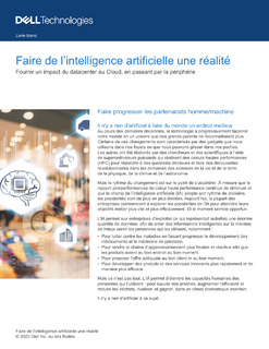 Faire de l’intelligence artificielle une réalité