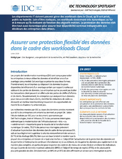 Assurer une protection flexible des données dans le cadre des workloads Cloud