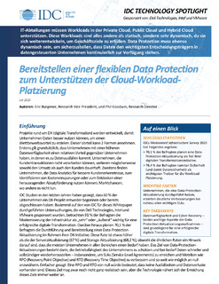 Bereitstellen einer flexiblen Data Protection zum Unterstützen der Cloud Workload Platzierung