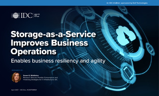 IDC: Storage-as-a-Service Improves Business Operations