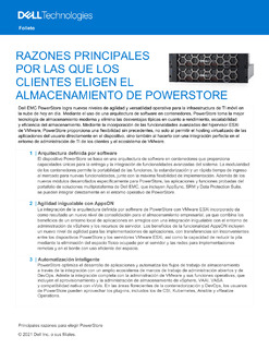 Razones Principales Por Las Que Los Clientes Eligen El Almacenamiento de Powerstore