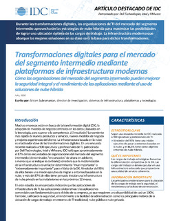 Transformaciones digitales para el mercado del segmento intermedio mediante