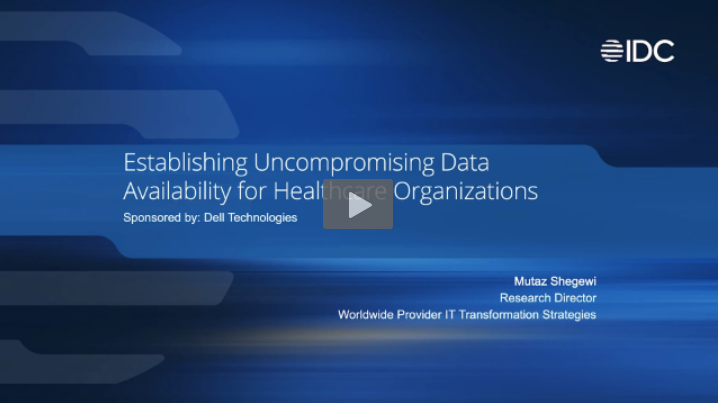 Establishing Uncompromising Data Availability for Healthcare Organizations
