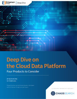 Deep Dive on the Cloud Data Platform: Four Products to Consider