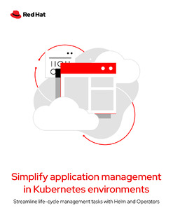 Simplify Application Management in Kubernetes Environments