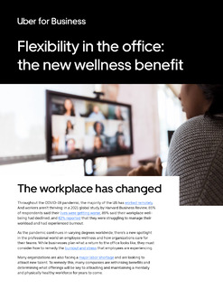 Flexibility in the office: the new wellness benefit