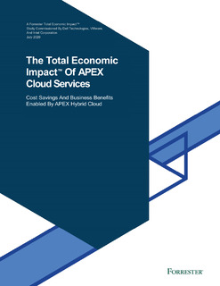 The total economic impact of APEX Cloud Services
