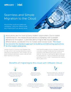 Seamless and Simple Migration to the Cloud